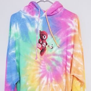 Travis Scott Astroworld Tour Tie Dye Hoodie Size XL